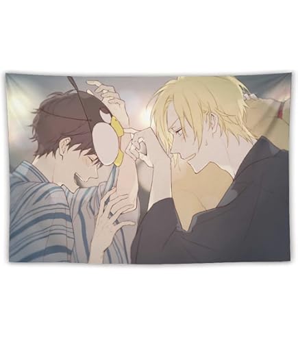 Amazon.co.jp: タペストリー かわいいアニメ柄 BANANA FISH
